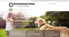 Desktop Screenshot of knickerbockerroadanimalhosp.com